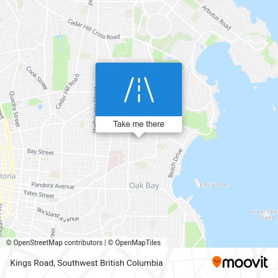 Kings Road map