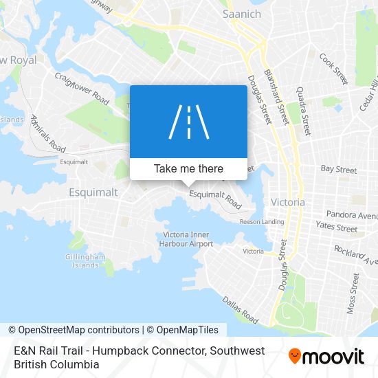 E&N Rail Trail - Humpback Connector map