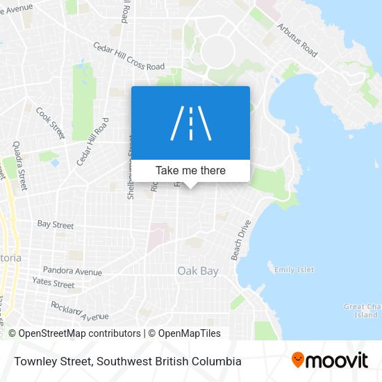 Townley Street map