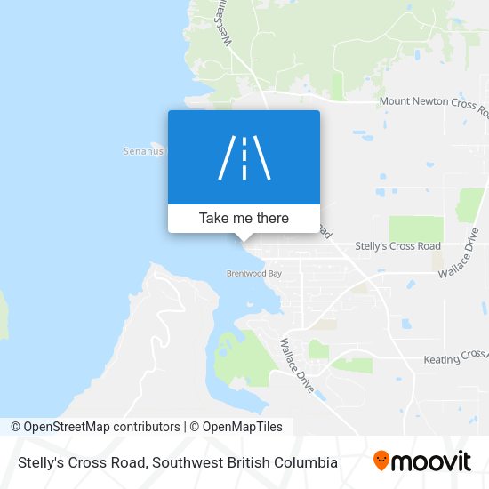 Stelly's Cross Road map