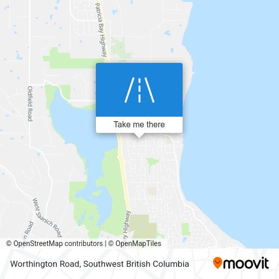 Worthington Road map