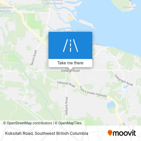 Koksilah Road map