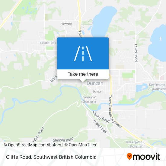Cliffs Road plan