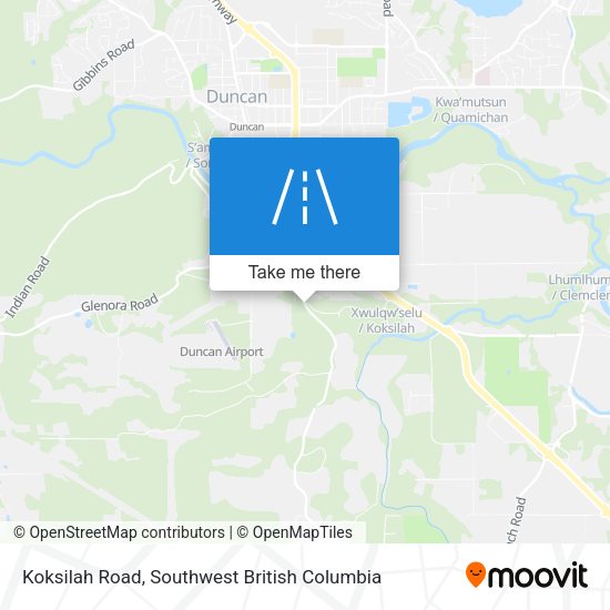 Koksilah Road plan