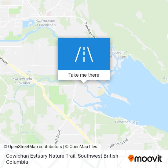 Cowichan Estuary Nature Trail map
