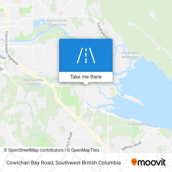 Cowichan Bay Road plan