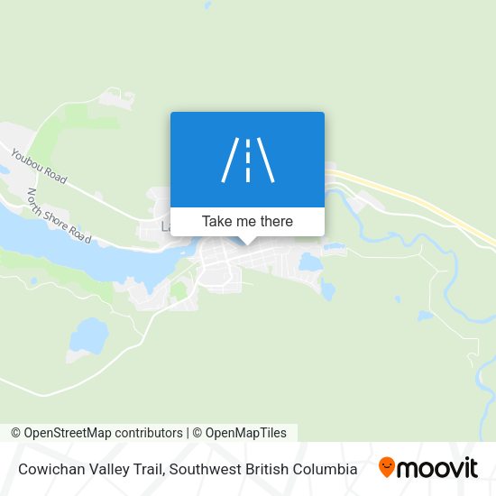 Cowichan Valley Trail map