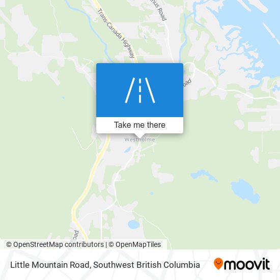 Little Mountain Road map