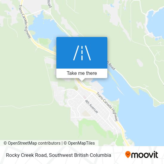 Rocky Creek Road map