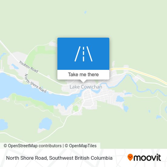 North Shore Road map