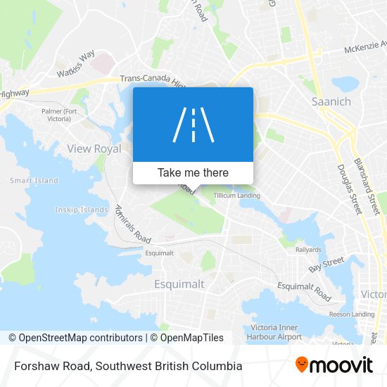 Forshaw Road map