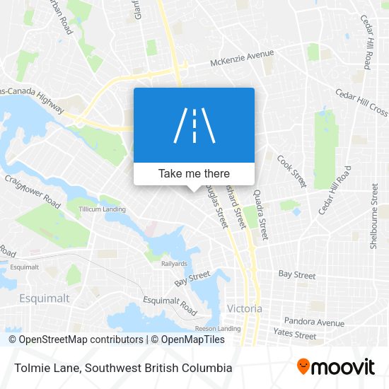 Tolmie Lane map