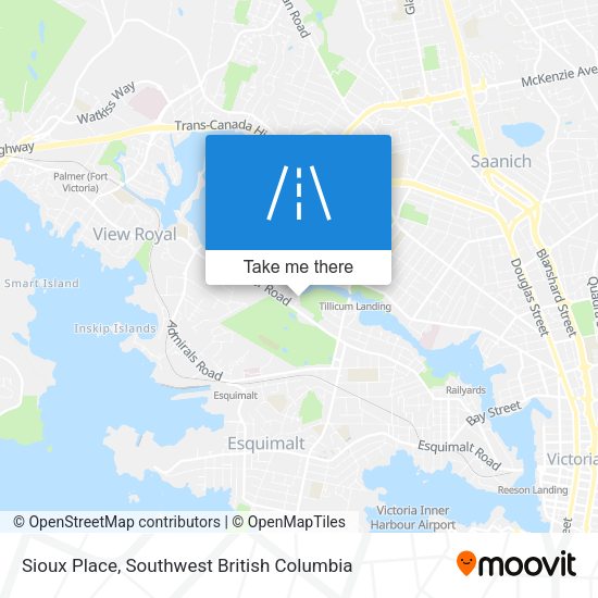 Sioux Place map