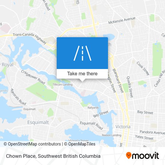 Chown Place map