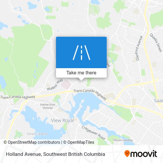Holland Avenue map