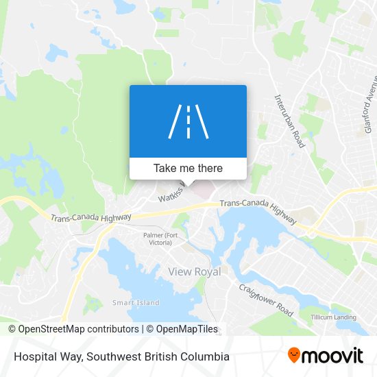 Hospital Way map
