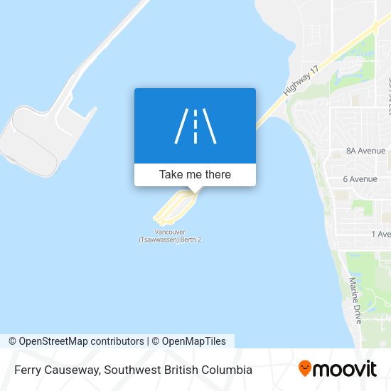 Ferry Causeway map