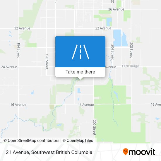 21 Avenue map