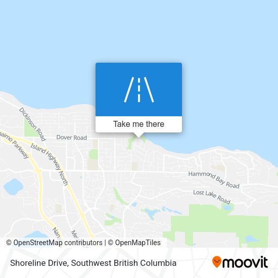 Shoreline Drive map