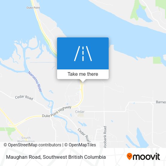 Maughan Road map