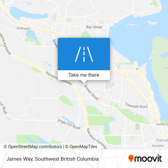 James Way map