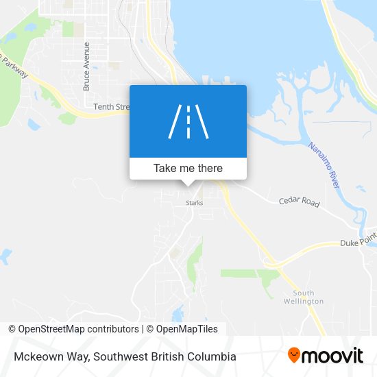 Mckeown Way map