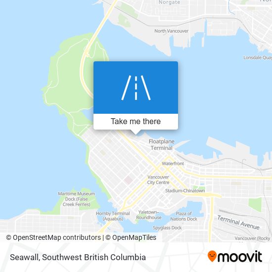 Seawall map