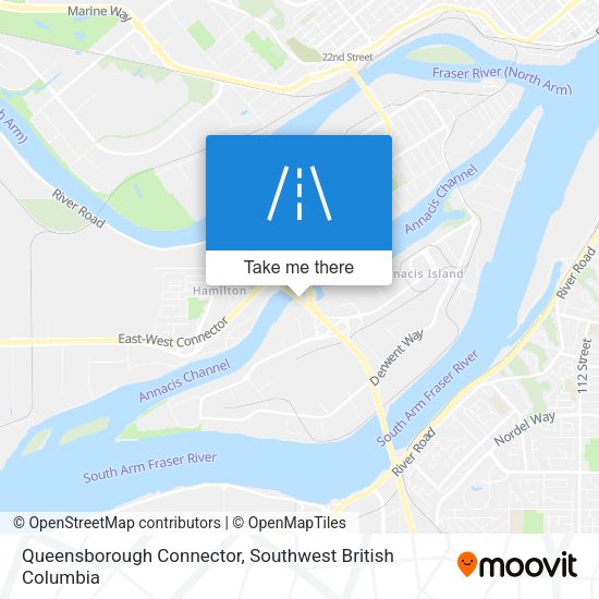 Queensborough Connector map