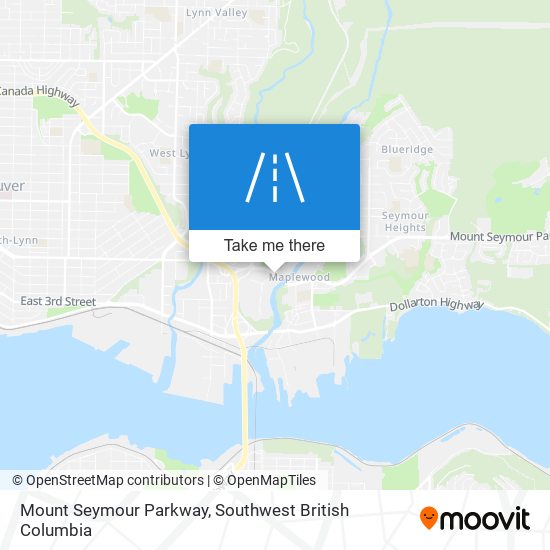 Mount Seymour Parkway map