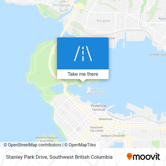 Stanley Park Drive map
