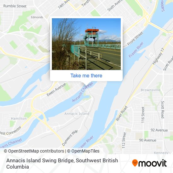 Annacis Island Swing Bridge plan