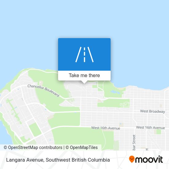 Langara Avenue map