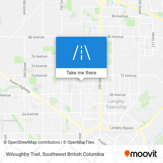 Wiloughby Trail map