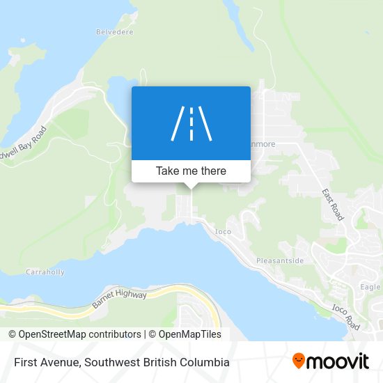 First Avenue map