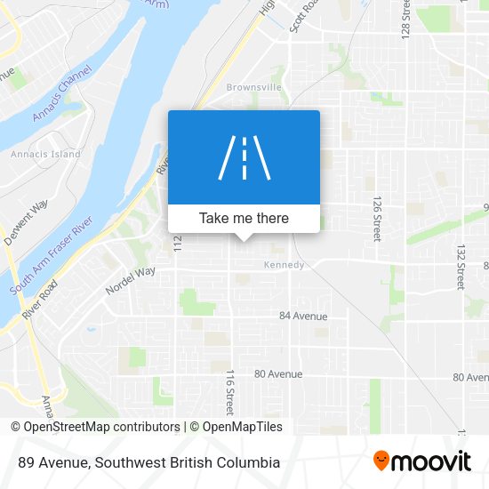 89 Avenue map