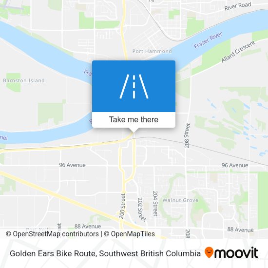 Golden Ears Bike Route plan