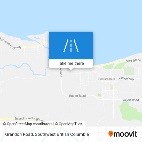 Grandon Road map