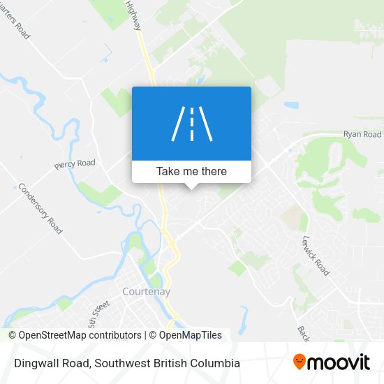 Dingwall Road map