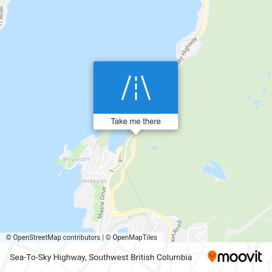 Sea-To-Sky Highway map