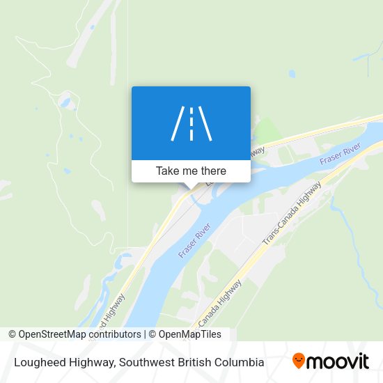 Lougheed Highway map