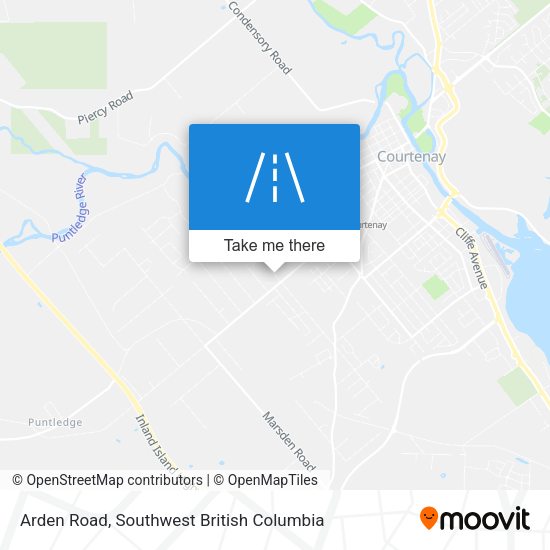 Arden Road map