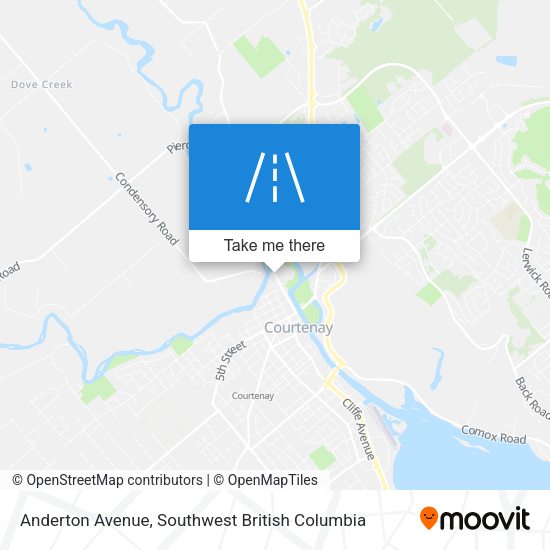 Anderton Avenue map