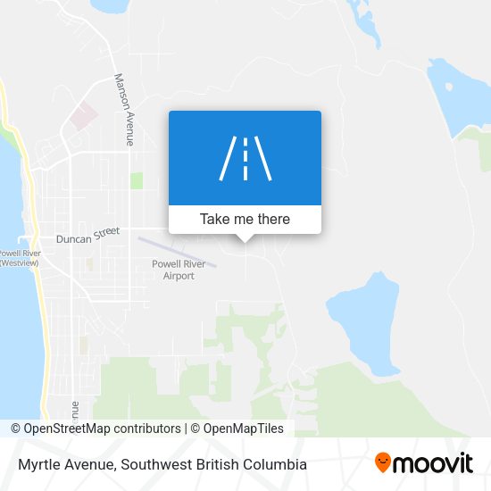Myrtle Avenue map