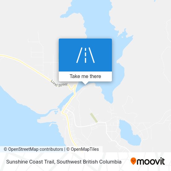 Sunshine Coast Trail map