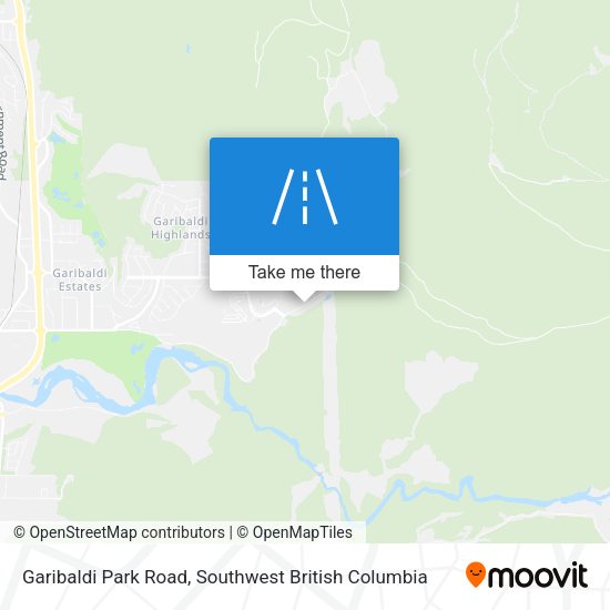 Garibaldi Park Road map