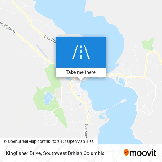 Kingfisher Drive map