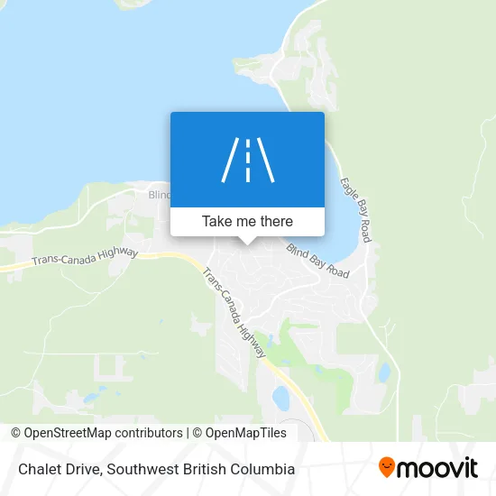 Chalet Drive map