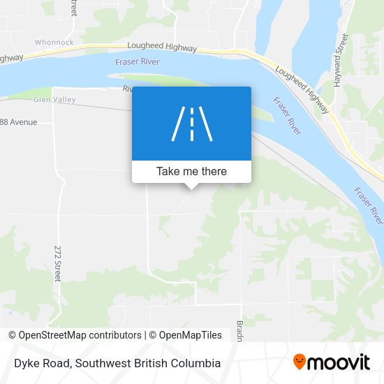 Dyke Road map