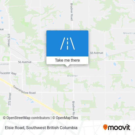 Elsie Road map