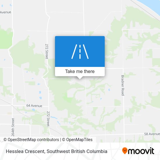 Hesslea Crescent map